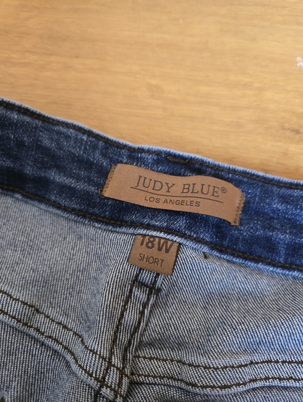 Judy Blue High Waist Tummy Control Back Pocket Embroidery Bootcut Denim Jean 18W - Picture 5 of 14